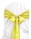 Yellow Crinkle Tie from Always Invited Event Rentals