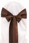 Chocolate Polyester Tie from Always Invited Event Rentals