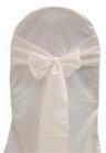 Ivory Polyester Tie from Always Invited Event Rentals