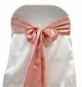 Antique Rose Satin Tie from Always Invited Event Rentals