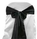 Black Satin Tie from Always Invited Event Rentals