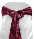 Burgundy Satin Tie from Always Invited Event Rentals