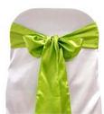 Lime Satin Tie from Always Invited Event Rentals