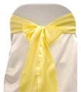 Yellow Satin Tie from Always Invited Event Rentals
