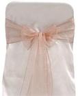 Antique Rose Organza Tie from Always Invited Event Rentals
