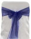 Navy Organza Tie from Always Invited Event Rentals