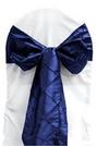 Navy Pintuck Tie from Always Invited Event Rentals