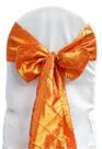 Orange Pintuck Tie from Always Invited Event Rentals