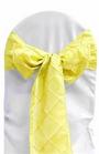 Yellow Pintuck Tie from Always Invited Event Rentals