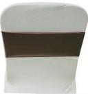 Chocolate Spandex Chair Band from Always Invited Event Rentals