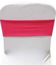 Fushia Spandex Chair Band from Always Invited Event Rentals