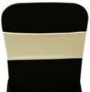 Ivory Spandex Chair Band from Always Invited Event Rentals