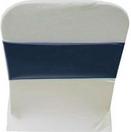 Navy Spandex Chair Band from Always Invited Event Rentals