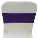 Purple Spandex Chair Band from Always Invited Event Rentals