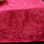 $4.25 ~ Fushia Embroidered Satin Runner from Always Invited Event Rentals