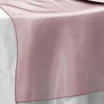 Antique Rose Organza Runner from Always Invited Event Rentals 