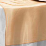 Peach Organza Runner from Always Invited Event Rentals 