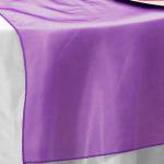 Purple Organza  Runner from Always Invited Event Rentals 