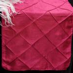Fushia Pintuck Runner from Always Invited Event Rentals 