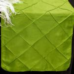 Lime Pintuck Runner from Always Invited Event Rentals 