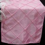 Pink Pintuck Runner from Always Invited Event Rentals 